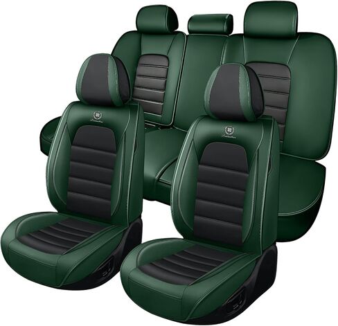 Car Seat Cover Fit for Ford Bronco 2021-2025,Compatible Airbag Non-Slip Waterproof Seat Cover,Car Seat Protector Premium Interior (Luxury 5 Seats,Black Coffee) in Kuwait