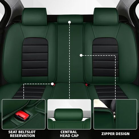 Car Seat Cover Fit for Ford Bronco 2021-2025,Compatible Airbag Non-Slip Waterproof Seat Cover,Car Seat Protector Premium Interior (Luxury 5 Seats,Black Coffee) in Kuwait