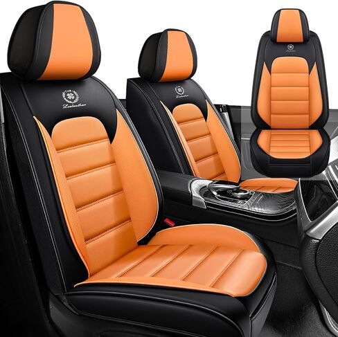 Car Seat Cover Fit for Ford Bronco 2021-2025,Compatible Airbag Non-Slip Waterproof Seat Cover,Car Seat Protector Premium Interior (Luxury 5 Seats,Black Coffee) in Kuwait