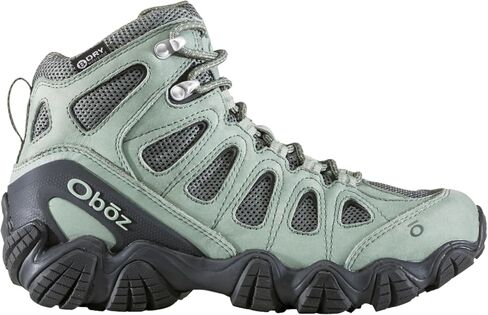 Oboz Sawtooth II Mid B-Dry Hiking Boot - Women's Brindle/Tradewinds Blue 9 in Kuwait