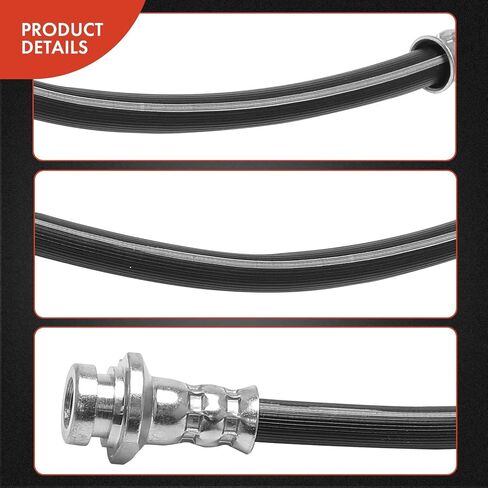 A-Premium Brake Hydraulic Hose Compatible with Nissan and Datsun Models - Juke 2011-2017, 720 1980-1982, 620 1978-1979 - Replace# 462141KA0A in Saudi Arabia