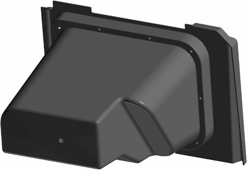 Polaris Ranger Storage Box, Left, Gloss Black, Genuine OEM Part 5450350-070, Qty 1 in Saudi Arabia