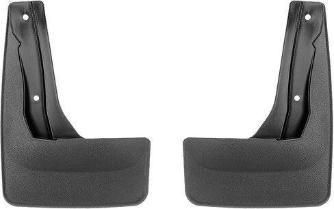 WeatherTech Custom No Drill Splash Guard MudFlaps for Subaru Crosstrek - Rear Pair (120163), Black in Saudi Arabia