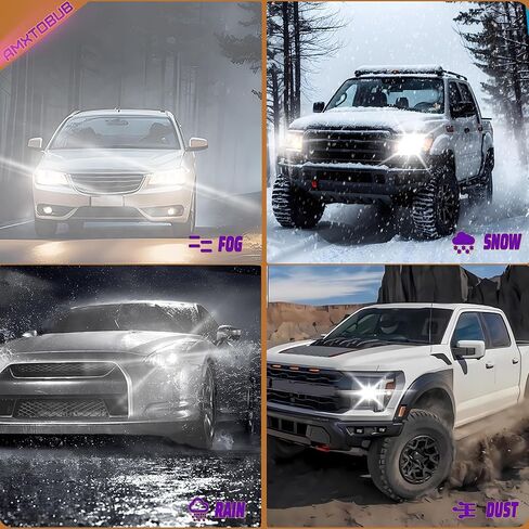 For 2007-2015 Chevy Silverado 1500 2500HD 3500HD light Bulbs, 9005 High Beam H11 Low Beam H16 Fog Light License Plate Lights Combo, 8PCS in Kuwait