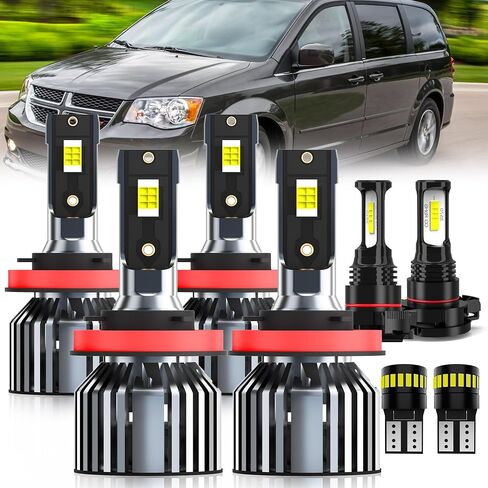 For 2007-2015 Chevy Silverado 1500 2500HD 3500HD light Bulbs, 9005 High Beam H11 Low Beam H16 Fog Light License Plate Lights Combo, 8PCS in Saudi Arabia