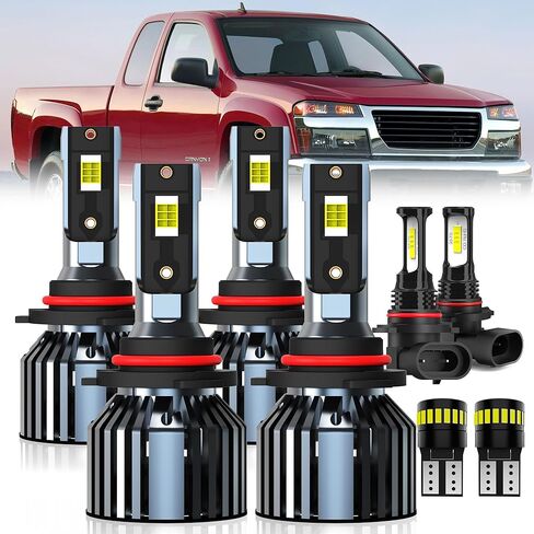 For 2007-2015 Chevy Silverado 1500 2500HD 3500HD light Bulbs, 9005 High Beam H11 Low Beam H16 Fog Light License Plate Lights Combo, 8PCS in Kuwait