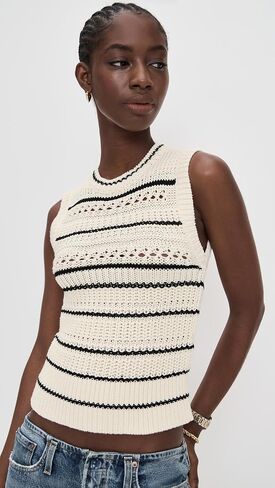 سترة نسائية مخططة من Madewell مصنوعة من القطن بنسبة 100% in Saudi Arabia