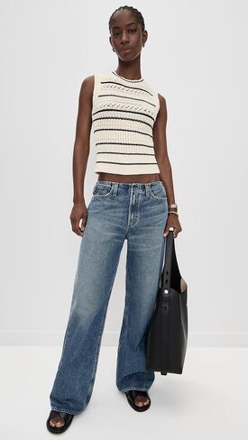 سترة نسائية مخططة من Madewell مصنوعة من القطن بنسبة 100% in Saudi Arabia