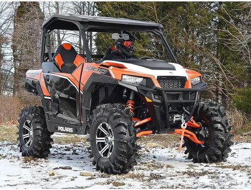 طقم رفع SuperATV مقاس 3 بوصات لعام 2016+ Polaris General 1000/2017+ Polaris General - إطارات تصل إلى 32 بوصة - تصميم مثبت بمسامير - يحافظ على نصف قطر التوجيه وسفر التعليق in Saudi Arabia