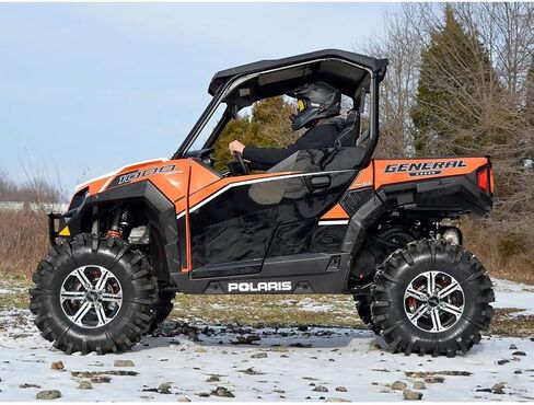 طقم رفع SuperATV مقاس 3 بوصات لعام 2016+ Polaris General 1000/2017+ Polaris General - إطارات تصل إلى 32 بوصة - تصميم مثبت بمسامير - يحافظ على نصف قطر التوجيه وسفر التعليق in Saudi Arabia