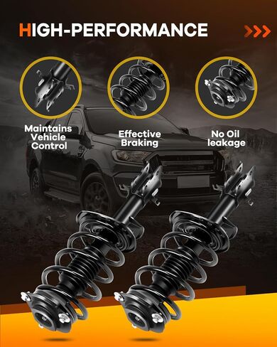 Front Strut Assembly for Nissan, OCPTY Complete Struts Spring Assembly Shocks Struts Fits 2013 for Nissan for Sentra FWD Quick Strut Automotive Replacement Shocks 272948 272947 - Set of 2 in Saudi Arabia