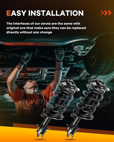 Front Strut Assembly for Nissan, OCPTY Complete Struts Spring Assembly Shocks Struts Fits 2013 for Nissan for Sentra FWD Quick Strut Automotive Replacement Shocks 272948 272947 - Set of 2 in Saudi Arabia