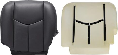 Priprilod #522 Med Tan Driver Side Bottom Replacement Seat Cover & Foam Cushion Compatible with Silverado Sierra Avalanche 2003 2004 2005 2006 in Kuwait