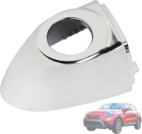 6AQ85SZ0AA,Front Left Driver Side Silver Exterior Door Handle Cap Compatible with Fiat 500X 2016 2017 2018 2019 2020 2021 Replace 735627135 Front Outer Door Handle Cap in Saudi Arabia