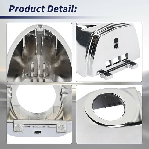 6AQ85SZ0AA,Front Left Driver Side Silver Exterior Door Handle Cap Compatible with Fiat 500X 2016 2017 2018 2019 2020 2021 Replace 735627135 Front Outer Door Handle Cap in Saudi Arabia