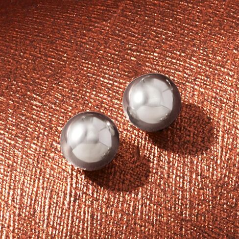 Ross-Simons 14kt White Gold Ball Stud Earrings in Kuwait