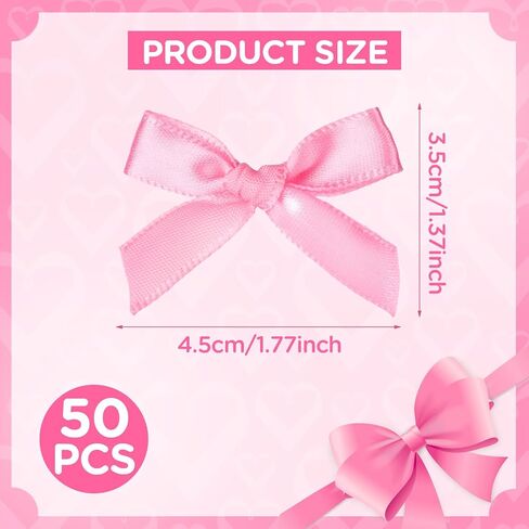30PCS Pink Ribbon Bow Charms for Junk Socks,1.37 Inch Mini Sock Jewelry Charms Pins for Shoes, Hats, Clothing Accessories, Y2K Coquette Brooch Pins for Women Teens in Saudi Arabia