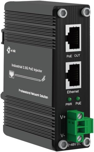 E-link 1x1000M RJ45 IEEE802.3at 30W PoE+ Injector in Kuwait