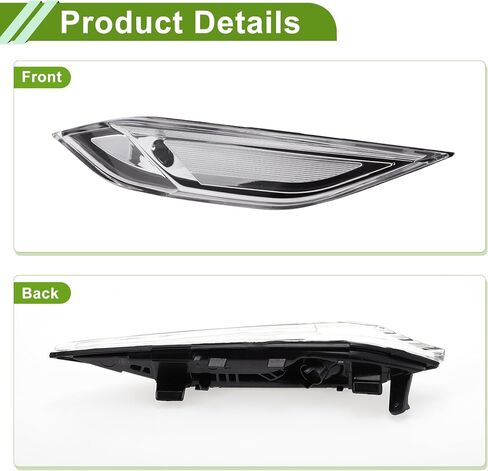 No.95863110200 Side Marker Light Cover for Porsche Cayenne 958 2011-2014 White Right Blinker Corner Parking Light Turn Signal Light Lens Plastic 1 Pc in Saudi Arabia