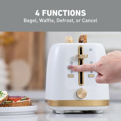 West Bend Timeless 4-Slice Toaster, White Gold in Saudi Arabia