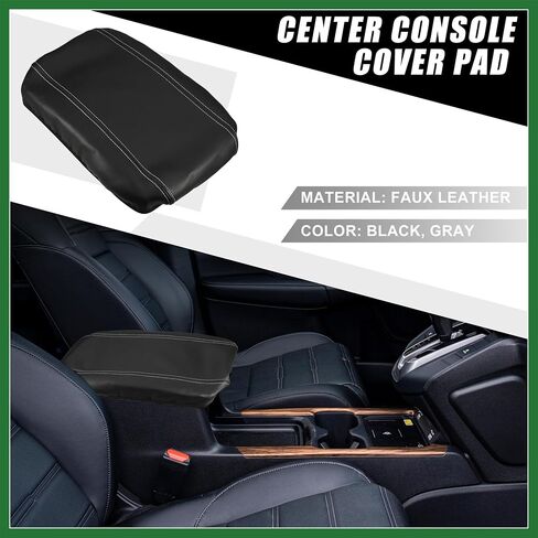 Motoforti Car Center Console Seat Armrest Cover Interior Protective Lid Storage Covers Trim for Toyota Venza 2021-2023 Black Gray Long-lasting in Saudi Arabia
