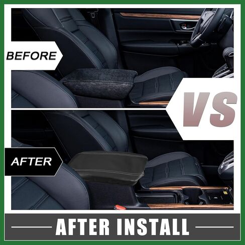 Motoforti Car Center Console Seat Armrest Cover Interior Protective Lid Storage Covers Trim for Toyota Venza 2021-2023 Black Gray Long-lasting in Saudi Arabia