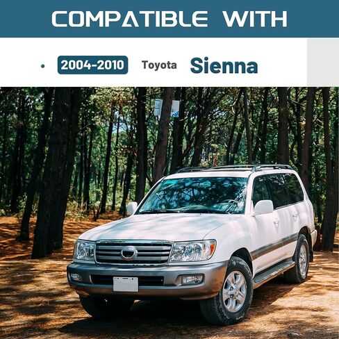 غطاء لوحة القيادة KUAFU متوافق مع غطاء لوحة القيادة Toyota Sienna 2004-2010 باللون الرمادي in Saudi Arabia