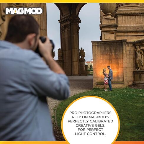 جل التصحيح MagMod Pro | المواد الهلامية الخفيفة المعدلة للفلاش | معدلات الألوان الجديدة والمحسنة | ملحقات الكاميرا المغناطيسية المعيارية | مجموعة من 6 مرشحات للضوء in Kuwait