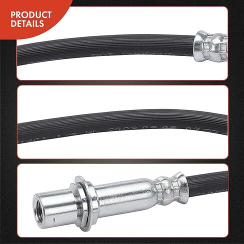 A-Premium Front Passenger Brake Hydraulic Hose Compatible with Select Lexus Models - IS250 2006-2013, AWD Only - Replace# 9094702E48 in Saudi Arabia