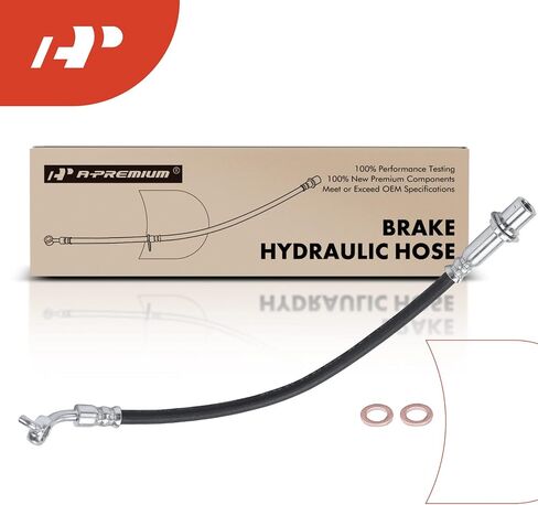 A-Premium Front Passenger Brake Hydraulic Hose Compatible with Select Lexus Models - IS250 2006-2013, AWD Only - Replace# 9094702E48 in Saudi Arabia