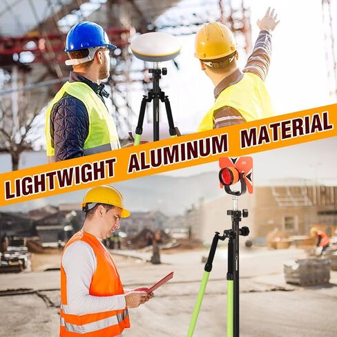 Tripod Bipod Surveying Thumb Release, Aluminum Tripod Bipod for Prism Poles Surveying or GPS Poles of Total Station GPS GNSS in Kuwait