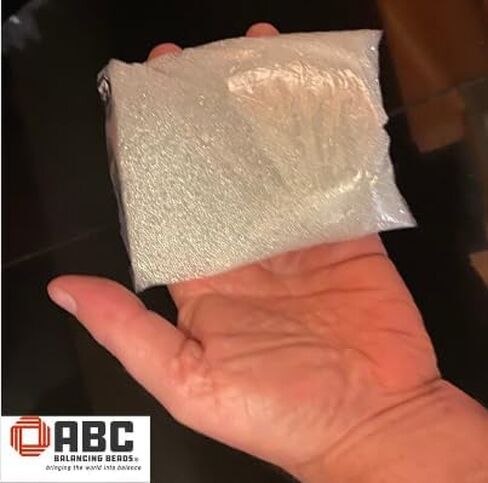 ABC Balancing Beads | Complete Tire, Wheel and Axle Assembly Balance for Off-Road Vehicles, Light Duty Truck Tires | DIY Kit with (4) 6oz Bags (24oz) Balancing Beads, (4) Valve Cores, (4) Caps in Kuwait