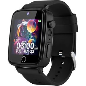 ساعة أطفال للأولاد مع 26 لعبة، ساعة ذكية لكاميرا ZUODUN تعمل باللمس للأطفال من سن 4 إلى 12 عامًا، عداد الخطى، مصباح يدوي، ساعة منبه، ساعة ذكية للأطفال لعمر 6 7 8 سنوات هدية عيد ميلاد للأولاد in Kuwait