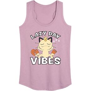 HYBRID APPAREL - Pokémon - Lazy Day Vibes Meowth - Women's Racerback Tank Top in Saudi Arabia