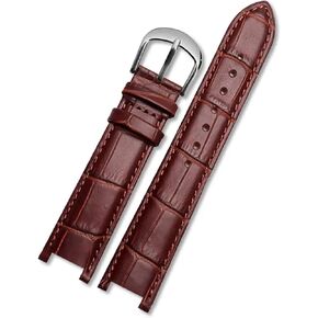 حزام ساعة HMFang من الجلد الطبيعي متوافق مع MK Michael Kors Mike Coles Mk2277 2425 سوار ساعة مقاوم للماء ومقاوم للعرق 20 ملم in Kuwait