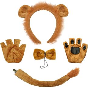 ONEPEACE Halloween Animal Costume Accessory Set for Halloween Party, Birthday, Christmas, Cosplay Animal Fancy Dress up in Kuwait