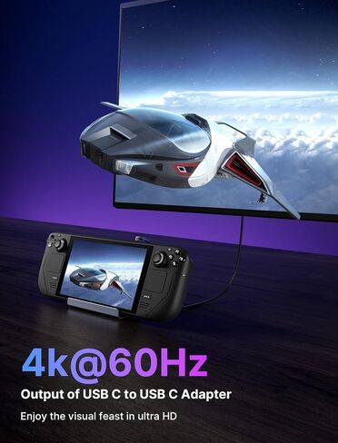 JSAUX 180° USB-C إلى USB-C محول 2 حزمة، زاوية 180 درجة USB-C ذكر إلى USB-C أنثى USB C 4.0 / PD 100W محول، متوافق مع ROG Ally، سطح البخار، التبديل، الكمبيوتر المحمول، الكمبيوتر اللوحي، الهاتف و المزيد - أبيض in Kuwait