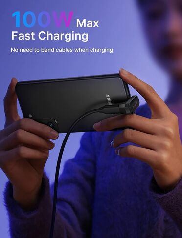 JSAUX 180° USB-C إلى USB-C محول 2 حزمة، زاوية 180 درجة USB-C ذكر إلى USB-C أنثى USB C 4.0 / PD 100W محول، متوافق مع ROG Ally، سطح البخار، التبديل، الكمبيوتر المحمول، الكمبيوتر اللوحي، الهاتف و المزيد - أبيض in Kuwait