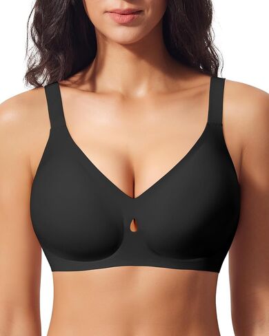 Womens Wireless Bra No Underwire Comfort Seamless Bras Buttery Soft Bralette Full Coverage Everyday Bra in Saudi Arabia