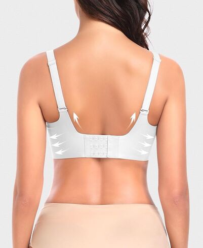 Womens Wireless Bra No Underwire Comfort Seamless Bras Buttery Soft Bralette Full Coverage Everyday Bra in Saudi Arabia