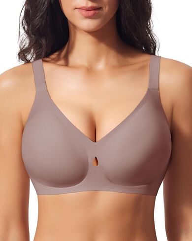 Womens Wireless Bra No Underwire Comfort Seamless Bras Buttery Soft Bralette Full Coverage Everyday Bra in Saudi Arabia