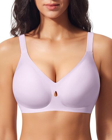 Womens Wireless Bra No Underwire Comfort Seamless Bras Buttery Soft Bralette Full Coverage Everyday Bra in Saudi Arabia