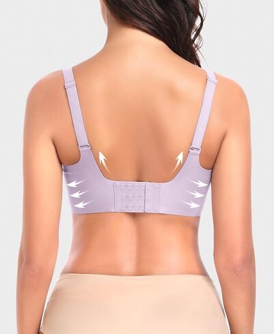 Womens Wireless Bra No Underwire Comfort Seamless Bras Buttery Soft Bralette Full Coverage Everyday Bra in Saudi Arabia