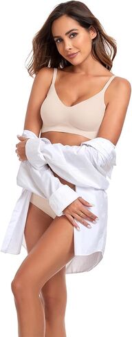 Seamless Wireless Bras for Women No Underwire Full Coverage Bralettes for Women Comfortable Everyday Bra with Support in Saudi Arabia