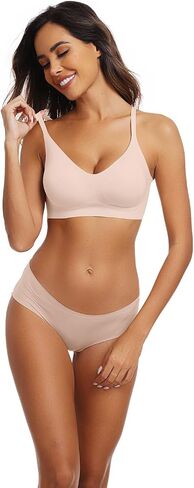 Seamless Wireless Bras for Women No Underwire Full Coverage Bralettes for Women Comfortable Everyday Bra with Support in Saudi Arabia