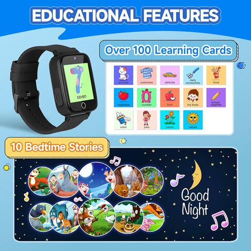 ساعة أطفال للأولاد مع 26 لعبة، ساعة ذكية لكاميرا ZUODUN تعمل باللمس للأطفال من سن 4 إلى 12 عامًا، عداد الخطى، مصباح يدوي، ساعة منبه، ساعة ذكية للأطفال لعمر 6 7 8 سنوات هدية عيد ميلاد للأولاد in Kuwait