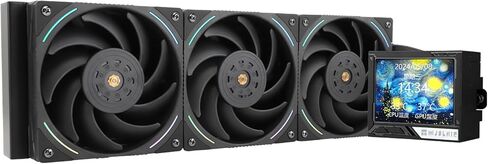 Thermalright Mjolnir Vision 360 ARGB White CPU AIO Cooler,IPS LCD Screen with 320 * 240 Resolution,for AM5&LGA 1700/1851,High-Performance 360 Specs Water-Cooled with 3.5in Removable Display in Saudi Arabia