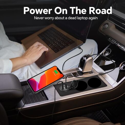 Acegoo 83W 12V USB Outlet PD 65W Type-C QC3.0 18W USB-A مقبس شحن سريع مزدوج المنفذ لأجهزة الكمبيوتر المحمول، ملحقات استبدال شاحن السيارة المقاومة للماء لشاحنة RV Camper Trailer Boat Truck Golf (2 قطعة) in Kuwait