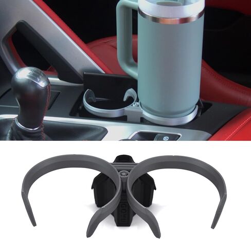 حامل أكواب GOYU SecureLock لـ C7 Corvette (2014-2019)، تصميم قفل في انتظار الحصول على براءة اختراع، حوامل قابلة للتمدد ومرنة، سهلة التركيب، صنع في الولايات المتحدة الأمريكية (أسود) in Kuwait