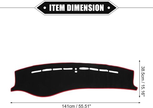 Dashboard Cover Compatible for Hyundai Sonata 2002-2005, Non-Slip Polyester Black Dash Cover Mat Dash Board Protector Cover in Saudi Arabia